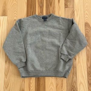 Boys Grey 100% Cotton Sweater